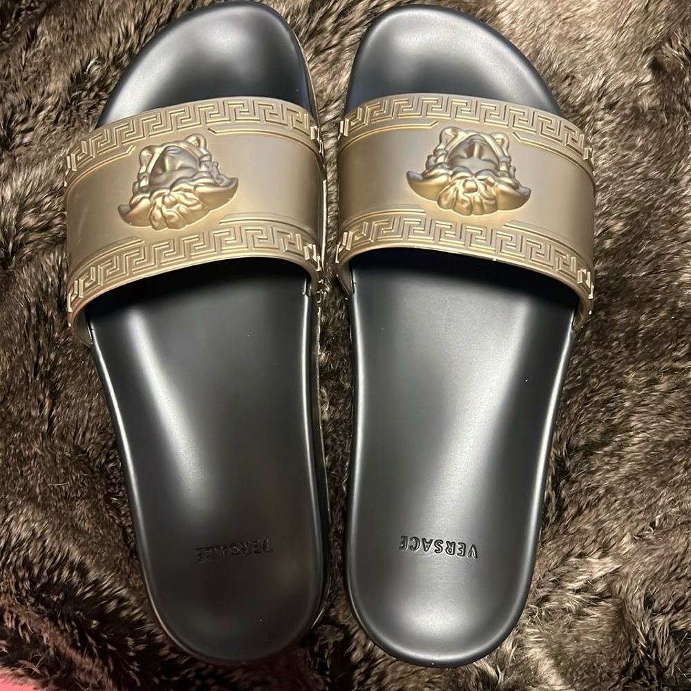 Versace Pool Rubber Slides Size 42
